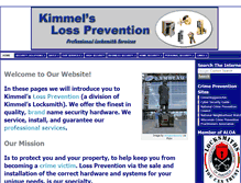 Tablet Screenshot of kimmelslossprevention.com